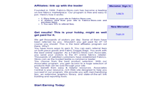 Desktop Screenshot of affiliate.fabrics-store.com