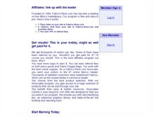 Tablet Screenshot of affiliate.fabrics-store.com